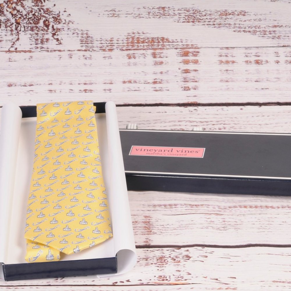 Vineyard Vines, Martha's Vineyard, PGA Bermuda, Special Edition Tie, {NWT} - Picture 7 of 8